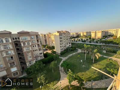 135 sqm, 3-bedroom apartment for sale in Madinaty (B3) | Wide view of the garden | North-facing | Finished to Talaat Moustafa specifications.