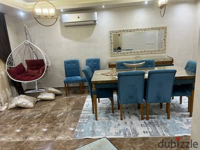 For rent monthly in my city 165 m fully furnished air-conditioned very close to services first season park B11 in front of B10 minimum period one month for 50 thousand but at a bargain price