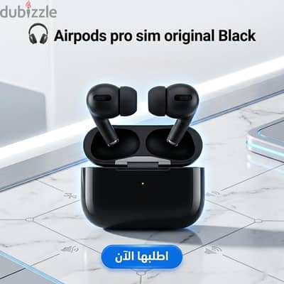 Airpods pro sim original Black