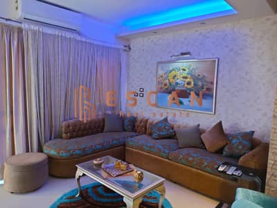 Furnished 130 sq m apartment for rent in Al Rehab, Near services, prime location