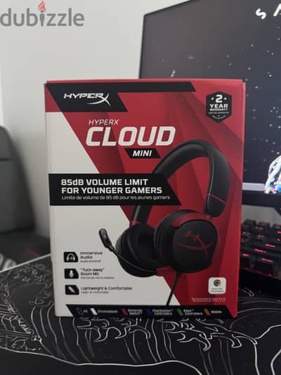 سماعة Hyperx cloud mini جديدة