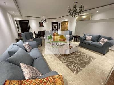 Apartment for rent furnished in Al Rehab 2 super lux finishing modern hotel furniture