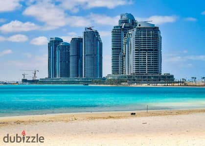 Apartment for Sale Ready To Move with full sea view finished, with a 10% down payment and 10 years in installments in El Alamein Towers