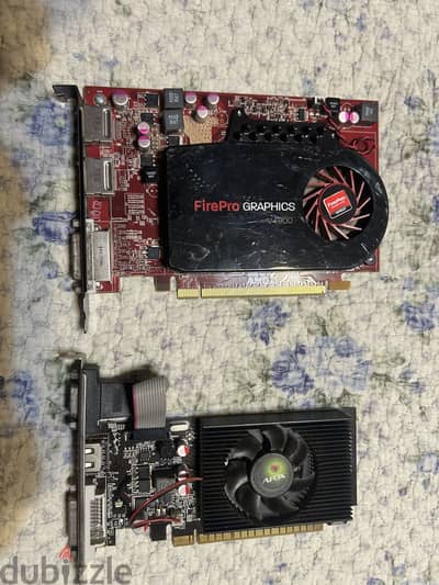 GeForce GT 710 - 2G & FirePro V 4900 - 1G