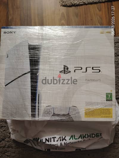 PS5 slim 1 TB - CD - new sealed سليم 1 تيرا جديد متبرشم مع CD اوربي