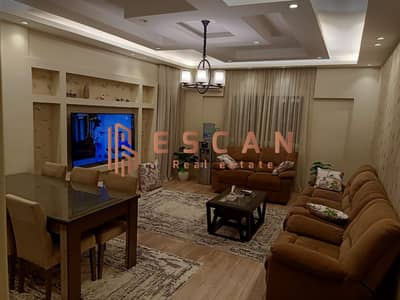 99 sq m furnished apartment for rent in Al Rehab, prime location near services