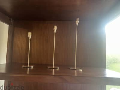 Three-piece candle set