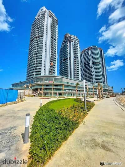 Apartment for Sale Ready To Move with full sea view finished, with a 10% down payment and 10 years in installments in El Alamein Towers