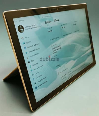 Surface Pro 7 (i5 / 8GB / 256GB) + الكيبورد والقلم الأصليين للبيع