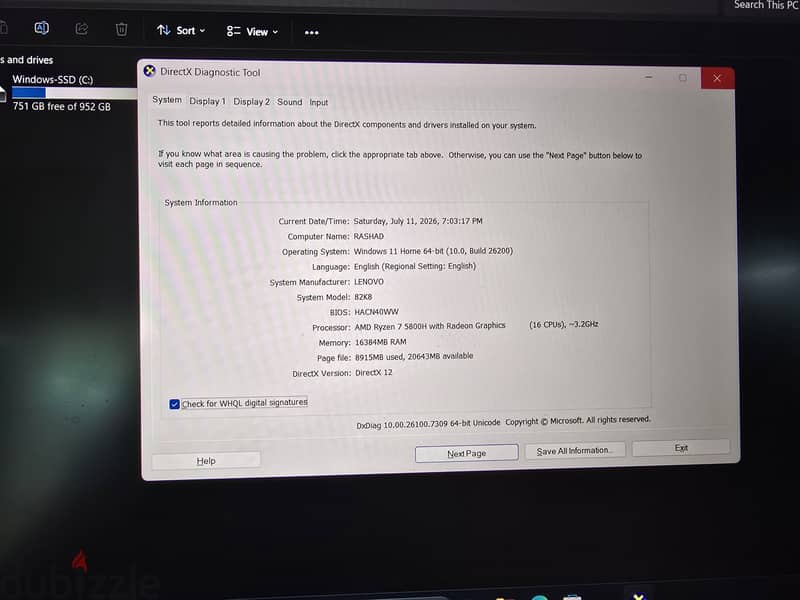 Lenovo legion 7 7