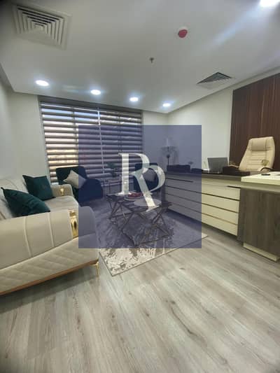 Administrative office fully finished for rent overlooking directly on the northern ninety - Fifth Settlement inside a commercial, medical and administrative mall directly on Mohamed Naguib axis