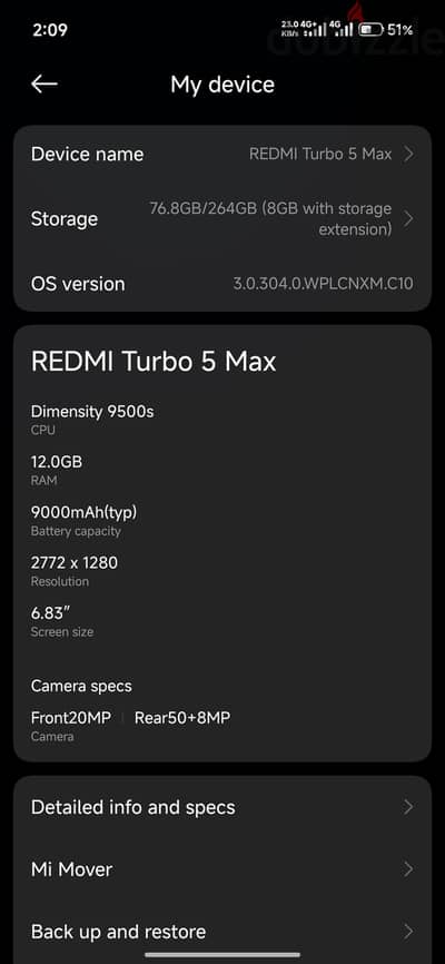 redmi turbo 5 max