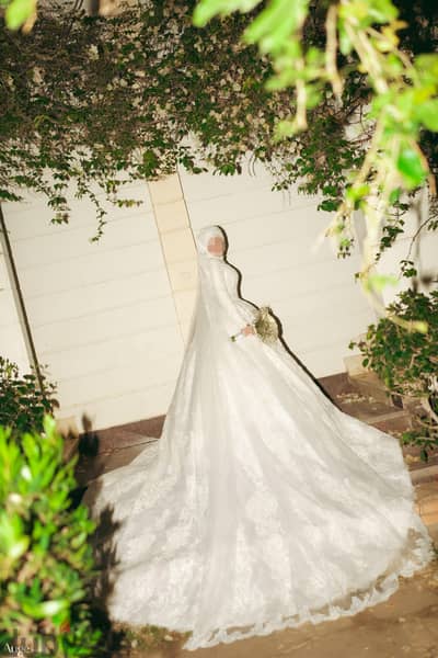 فستان عروسة أبيض قطعتان - Bridal Wedding Dress