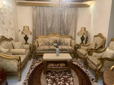 صالون بحاله الجديد خشب زان عموله ثقيل من دمياط