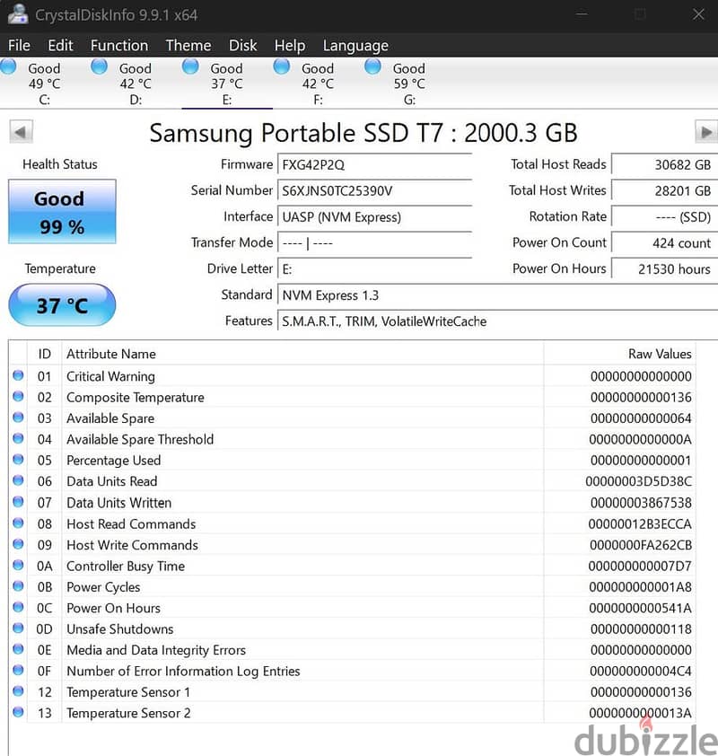 samsung t7 ssd 2tb 1
