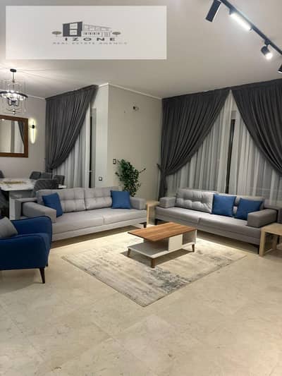 أفضل سعر شقة مفروشة للبيع في فيليدج جيت بالم هيلز Village Gate Palm Hills القاهرة الجديدة New Cairo بمساحة 150 متر