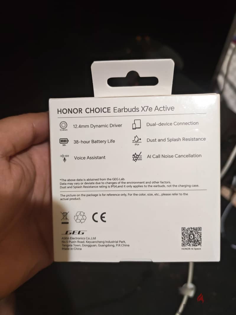 HONOR CHOICE - Earbuds X7e Active 1