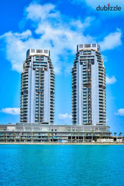 Apartment for Sale Ready To Move with full sea view finished, with a 10% down payment and 10 years in installments in El Alamein Towers