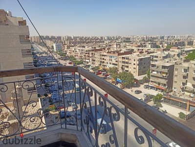 Apartment available for immediate handover on Mahdi Arafa Street, Nasr City. It features 3 bedrooms and 2 bathrooms and has a north-facing aspect. The