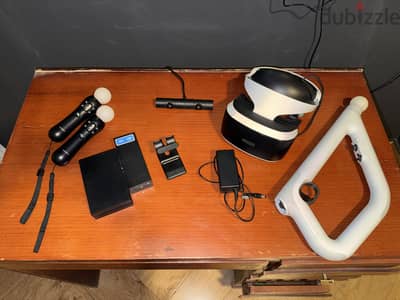PlayStation VR لم تستخدم شبه جديد باللزق و جميع وصلاتها