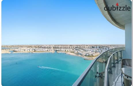 Fully Furnished 90 SQM Apartment for Rent at Alamein Towers, 19th Floor, 1 Bedroom, 1 Bathroom, Direct Sea View, Next to North Square Mall, Sleeps Up
