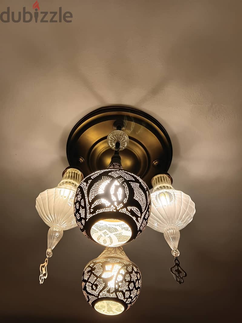 Copper Chandelier 1