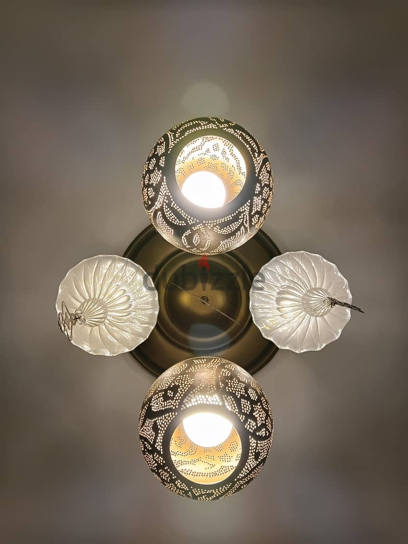 Copper Chandelier 2