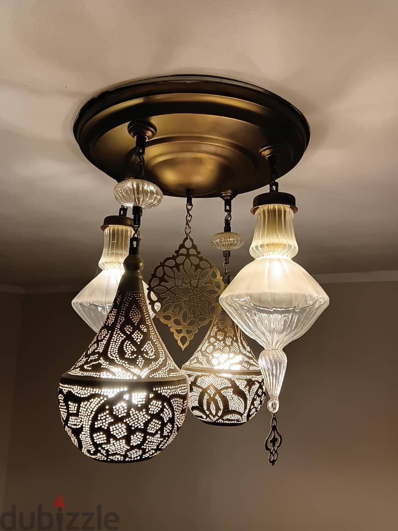 Copper Chandelier 3
