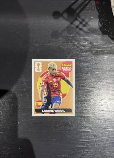 Gold Lamine Yamal Panini Sticker