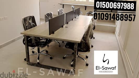خلية عمل-ورك ستيشن خشب mdfاسباني-اثاث مكتبي- work station-partiton