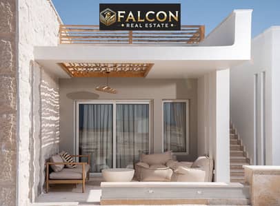 شاليه صف اول لاجون ( 100م ) قسط 10 سنين - غـرفتين نوم View Lagoon + تشطيب كامل seashore بالقرب من Mountain view North Coast , DOSE , Lavista bay