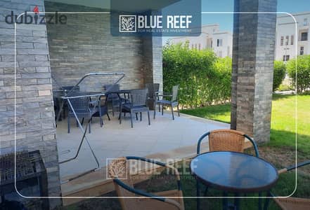 Chalet for rent in Amwaj, Al Hijza, fully furnished, pool view