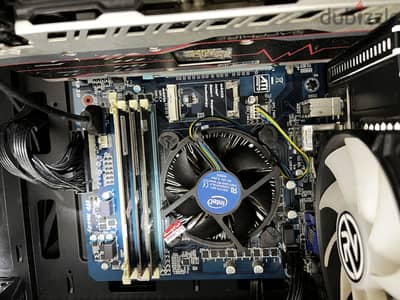ماذر بورد جيل ثالث مكونة من : i5-3470 و B75 و الفانة و 12g ram