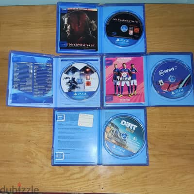 مجموعة ألعاب PS4 مميزة (4 ألعاب كاملة مع بعض) لقطة بحالة الزيرو