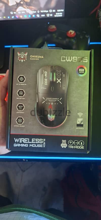 ONIKUMA Mouse Gaming RGB 12.800 DPI