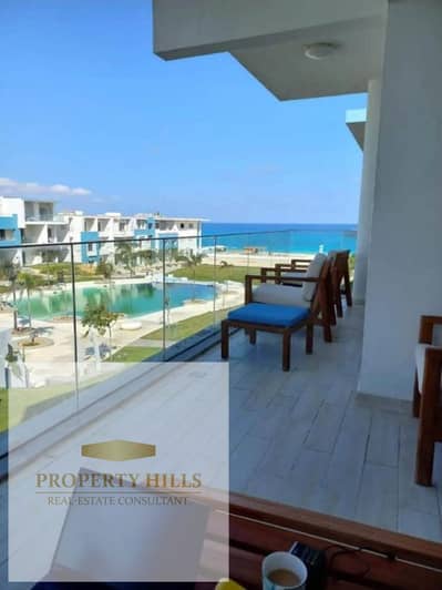 Fully Finished Sea View & Marina View Chalet for Sale in Fouka Bay, Ras El Hekma, North Coast.