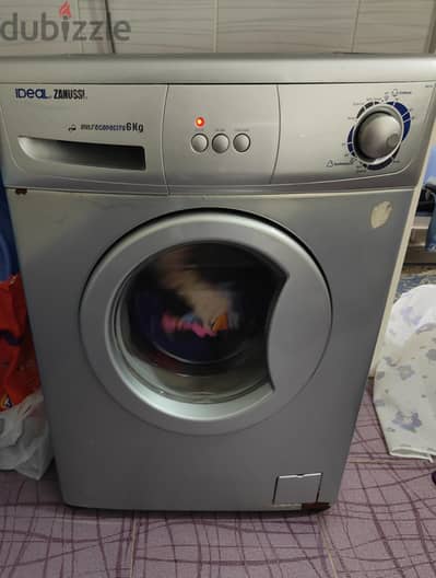 للبيع غساله اتوماتيك ايديل زانوسى  6 KG  ideal Zanussi
