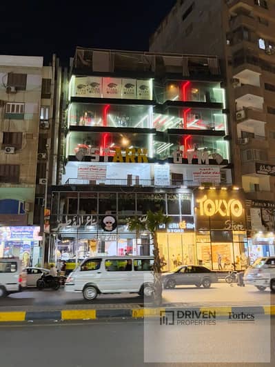 عمارة تجارية متشطبة للبيع في فيصل الجيزة بموقع ناصية مميز بالقرب من شارع الهرم        Faisal Giza Al Haram Street