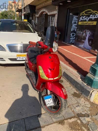 سكوتر sym فيدل 2 حالة ممتازة