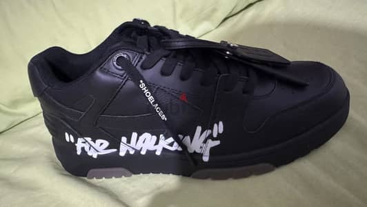 Original Shoes - Off-White Out of Office Low Tops Black Sneakers
