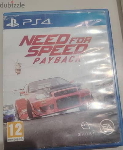 لعبة need for speed ps4 pay pack جديدة