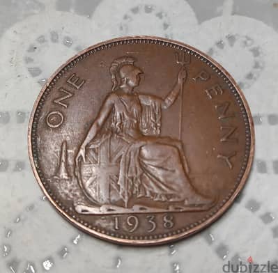 Great Britain — 1938 King George VI Penny