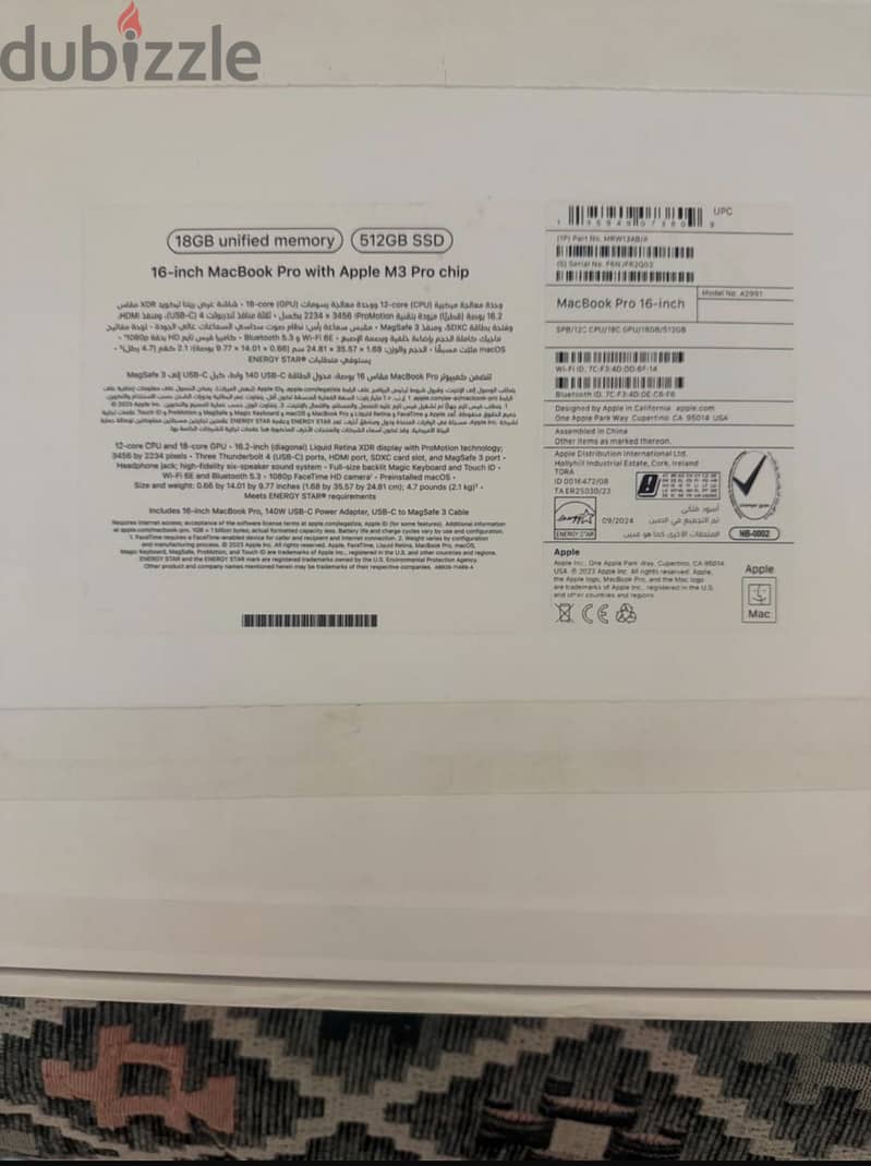Mac m3 pro 512 4
