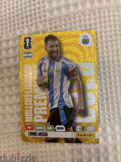 Messi World Cup 2026 Panini Card - Limited Edition