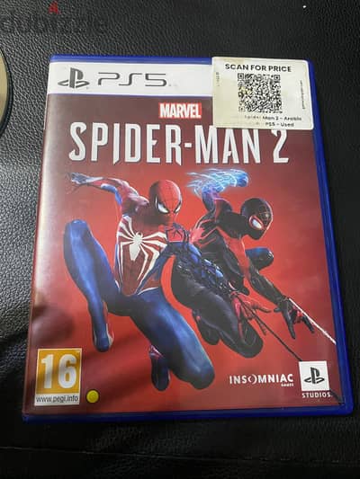 Spiderman 2 ps5 Arabic edition