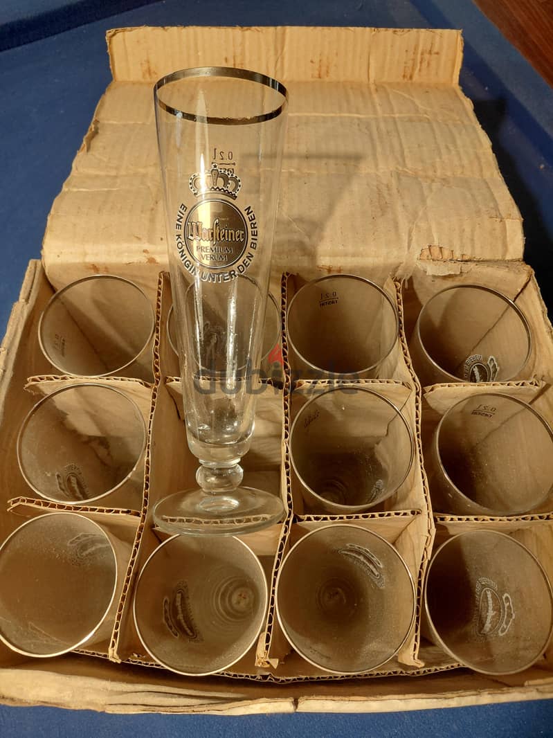 New German Warsteiner glasses inbox from Germany 1