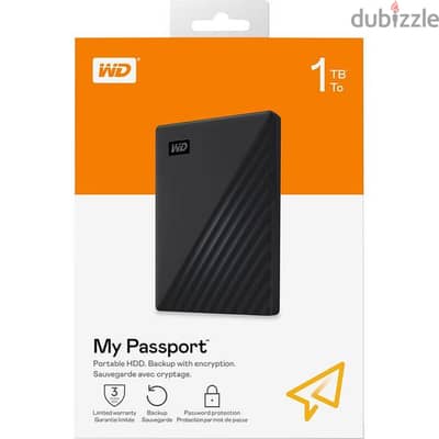 هارد ديسك كسر الزيرو خارجي محمول من Western Digital