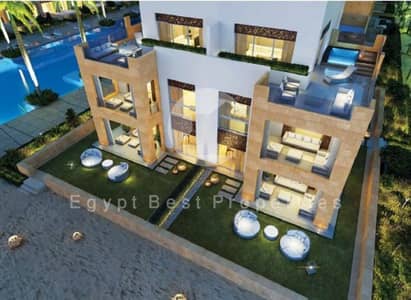 Own in Mangroovy Residence El Gouna Fully finished Chalet direct on the pool with a side sea view - by Orascom