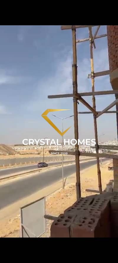 Apartment for sale in the North Extensions in October in front of Mountain View and Neom directly on the Boulevard axis, 130 meters first balcony