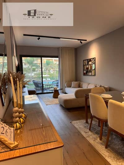 أفضل سعر شقة مفروشة بالكامل للإيجار في سوديك فيليت V Residence القاهرة الجديدة New Cairo 3 غرف نوم وغرفة ناني و3 حمامات فيو حمام سباحة